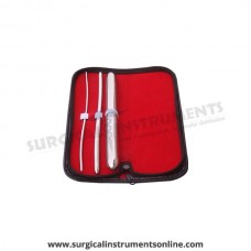 Hegar uterine dilator 3 pieces set,3-4, 7-8, 17-18